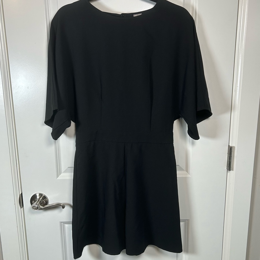 ASOS NWT Black Slit‎ Back Faux Belt Romper with Wide Sleeves Women’s Size 6